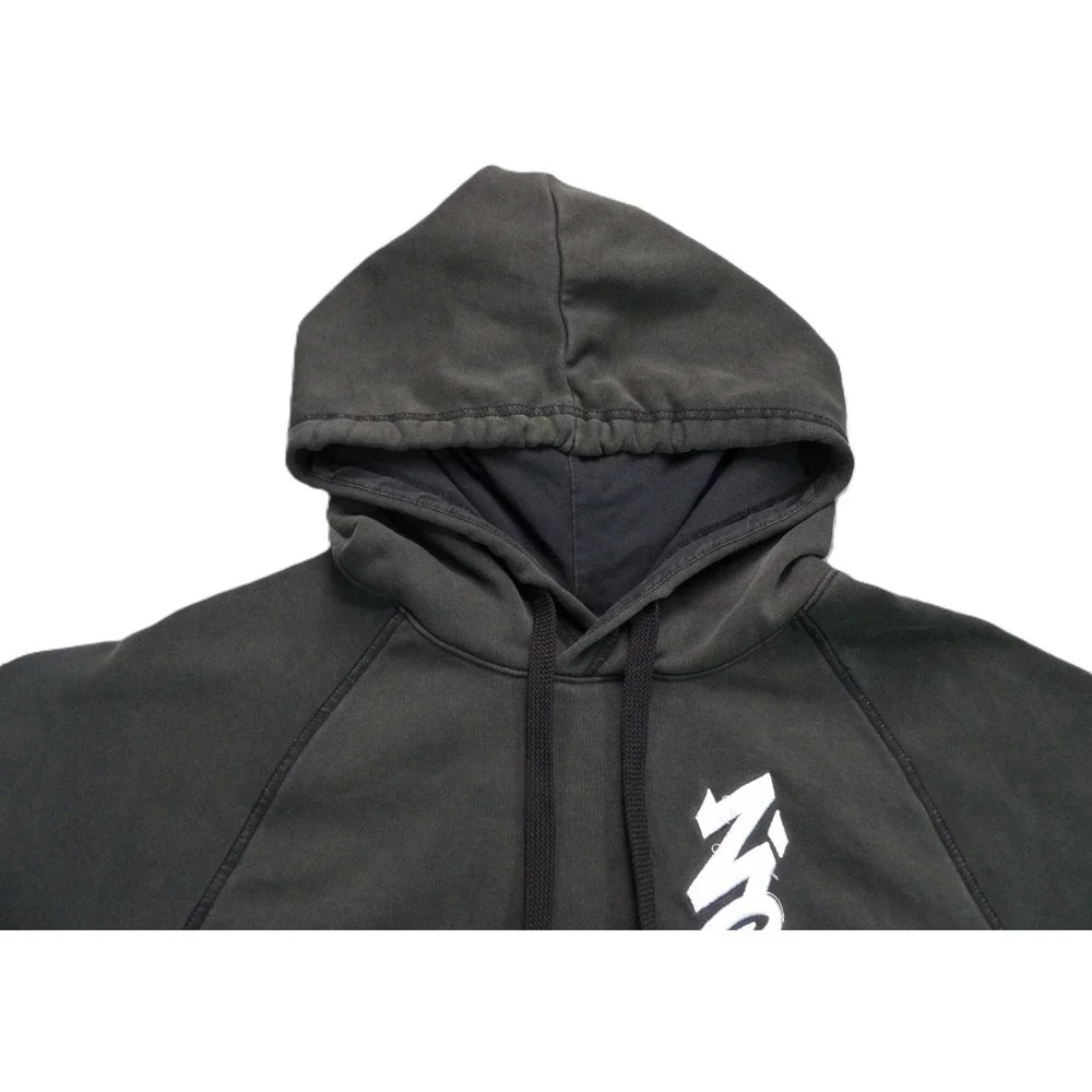 Jordan Dri-Fit Hoodie Men M Gray Short Sleeve Pullover Graphic Logo Gym Training